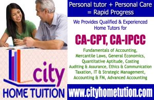 CA-CPT, CA-IPCC Home Tuitions in Hyderabad