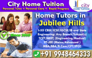 Home Tutors in Jubilee Hills