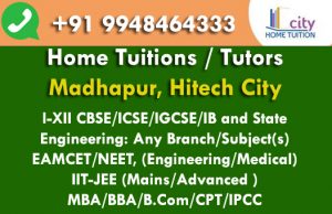 Home Tuitions in Madhapur