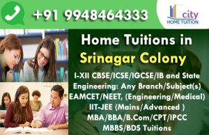 Home Tuitions in Srinagar Colony