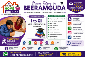 home tutors in Beeramguda