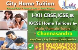Home Tutors in Channasandra