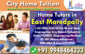 home tutors in East Maredpally