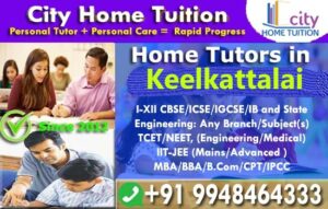 Home Tutors in Keelkattalai