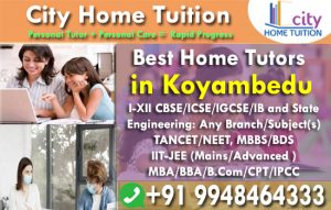 home tutors in Koyambedu