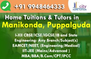 home tuitions in Puppalaguda