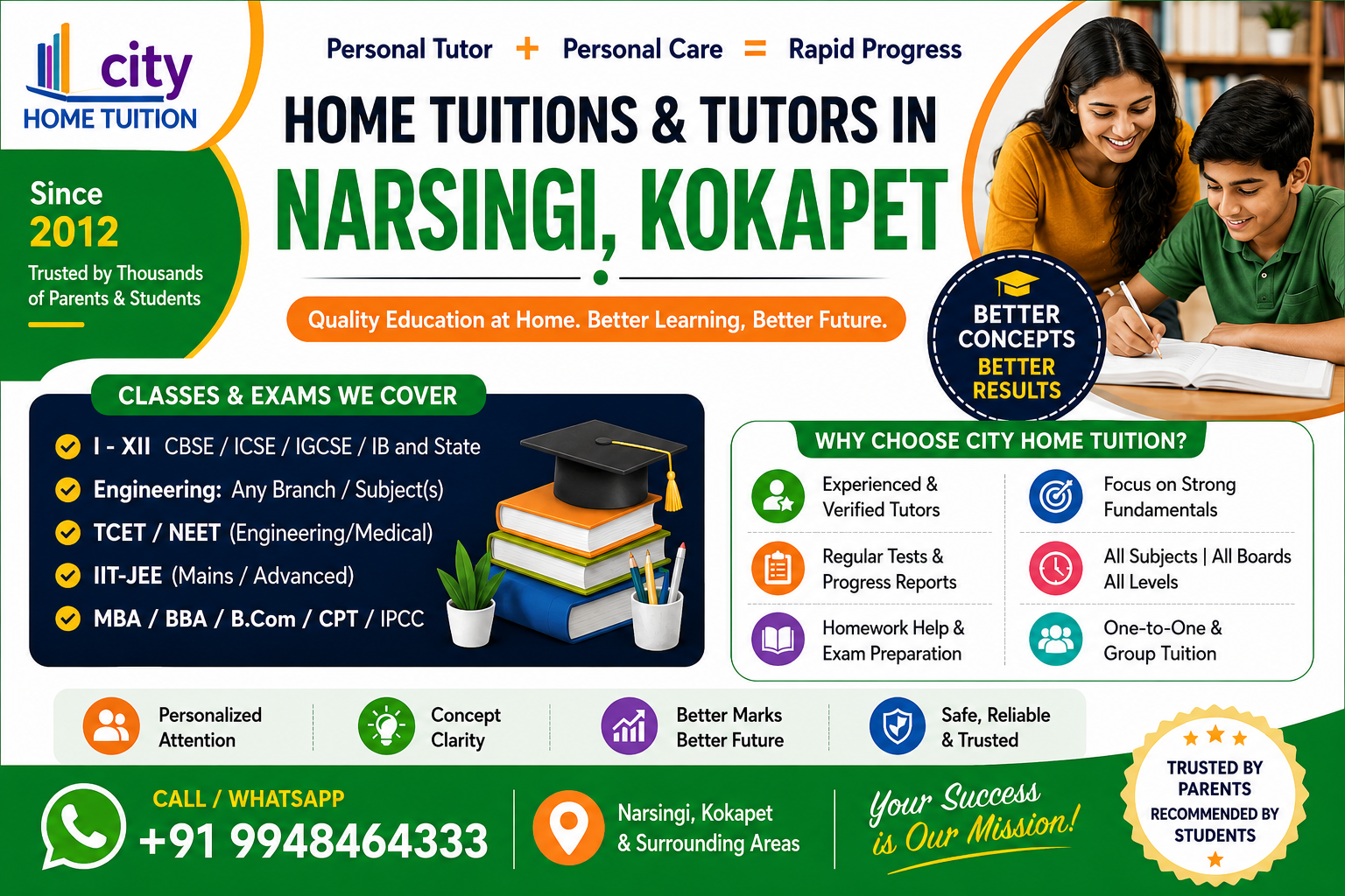 Home Tutors in Narsingi Home Tutors in Narsingi