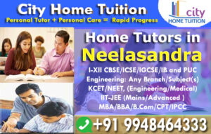 Home tutors in Neelasandra