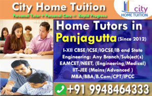 home tutors in Panjagutta