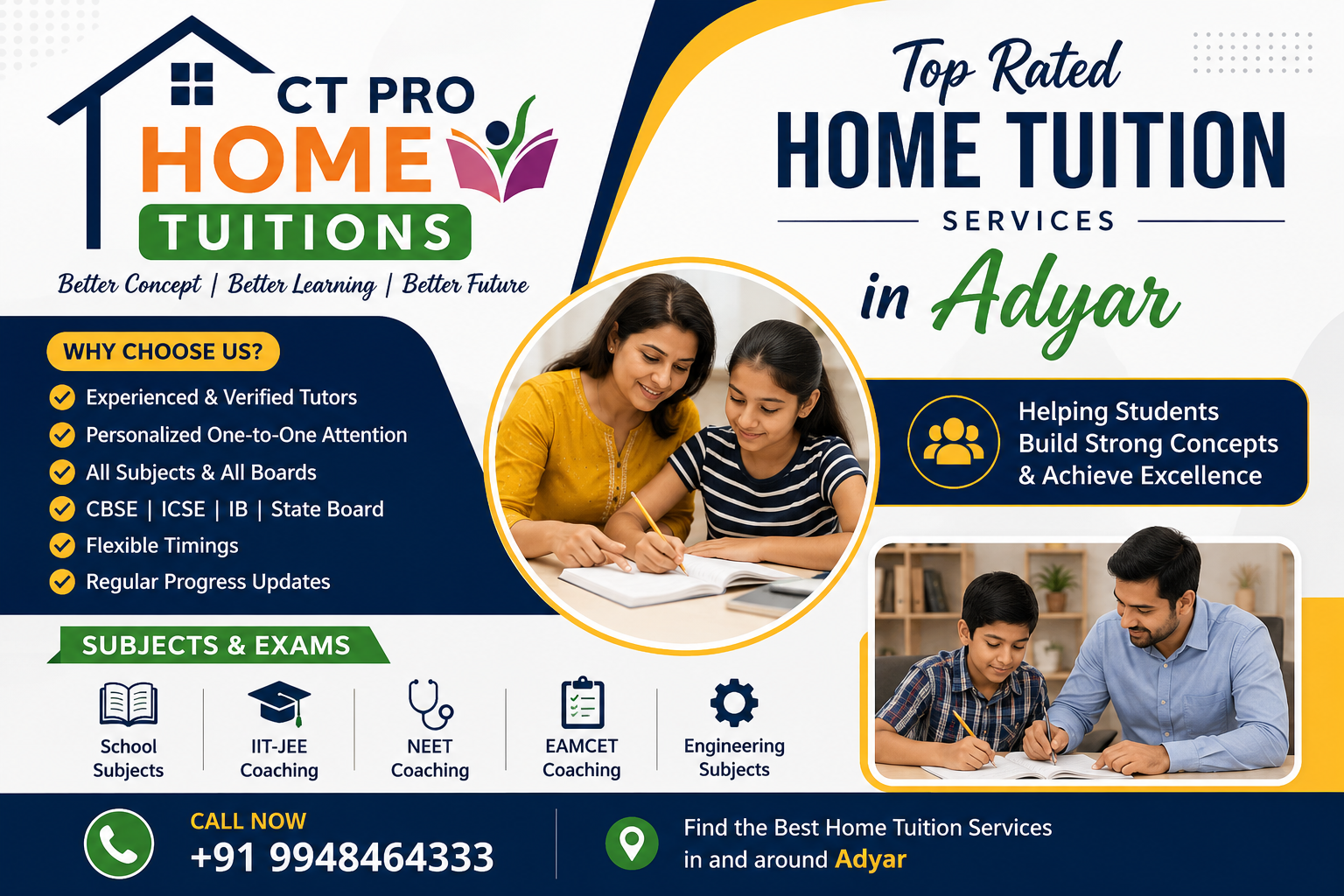 Home Tutors in Adyar