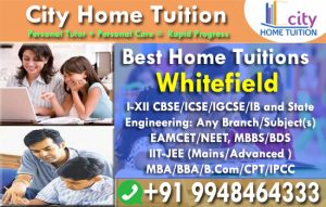 Home Tutors in Whitefileds